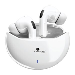 Kratos TW02 Ear Buds Wireless with 60H Playtime, Noise Isolation & Clear Calls, Bluetooth Earbuds with Voice Assistant, Ear Buds with Bluetooth V 5.3 & with Type C Fast Charging, IPX5 TWS Earphones