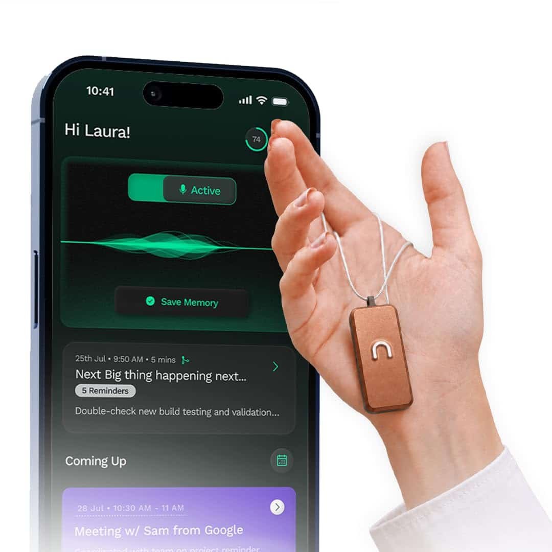 neosapien India's First AI Wearable, Neo 1 - Meeting Notetaker for Offline & in-Person Conversations - Smart Summaries, to-Dos and Reminders (Copper)