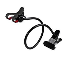 LikeStar® Flexible Long Arm Mobile Holder with Strong Metal Clip – 360° Rotating Phone Mount for Desk, Bed, Car & Table – Universal Adjustable Clamp for All Smartphones – Sturdy & Hands-Free Stand