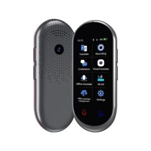 QIWA AI Instant Translator Device with 4G SIM, Real-Time Voice Translation in 138 Languages, Offline & WiFi Support, Photo/Text Translation, Smart AI Assistant for Travel, Business & Language Learning