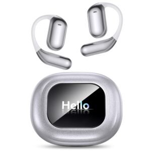 AI Translation Earbuds, Language Translator Ear Buds Real Time Bluetooth 5.4 translating Headphones for 144 Languages, LCD Touch Screen Earphones, 60 Hours Battery, Ideal for Travel Business Learning AI Translation Earbuds, Language Translator Ear Buds Real Time Bluetooth 5.4 translating Headphones for 144 Languages, LCD Touch Screen Earphones, 60 Hours Battery, Ideal for Travel Business Learning