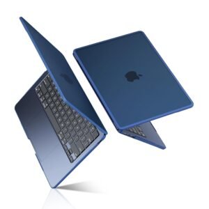BlueSwan Hard Shell Case Compatible for Apple Macbook Air 13 inch M5 2026 2025 2024 2022 M4 M3 M2,A3449 A3240 A3113 A2681,13.6 Matte TPU Frame Anti-fingerprint Laptop Protective Cover-Frosted Midnight BlueSwan Hard Shell Case Compatible for Apple Macbook Air 13 inch M5 2026 2025 2024 2022 M4 M3 M2,A3449 A3240 A3113 A2681,13.6 Matte TPU Frame Anti-fingerprint Laptop Protective Cover-Frosted Midnight