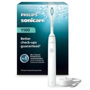 Philips Sonicare 1100 Power Rechargeable Electric Toothbrush White/Grey HX3641/02