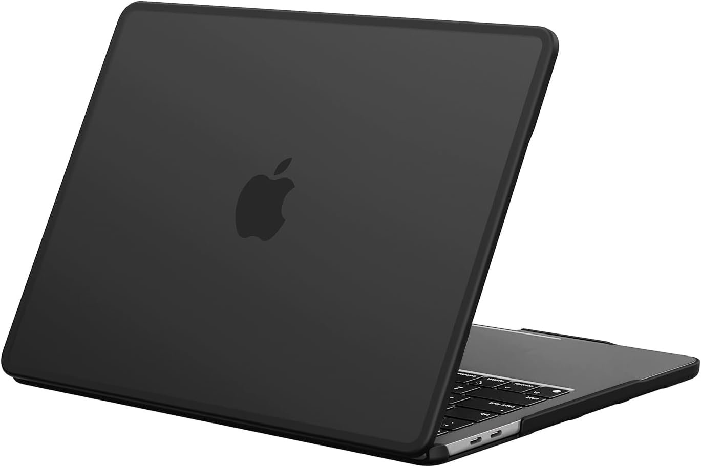 BlueSwan Case Compatible for Macbook Pro 13 inch M2 M1 A2338 A2251 A2289 A2159 A1989 A1706 A1708, Released in 2024 2023 2022-2017,Anti-rupture TPU Frame + PC Matte Anti-fingerprint Cover-Frosted Black
