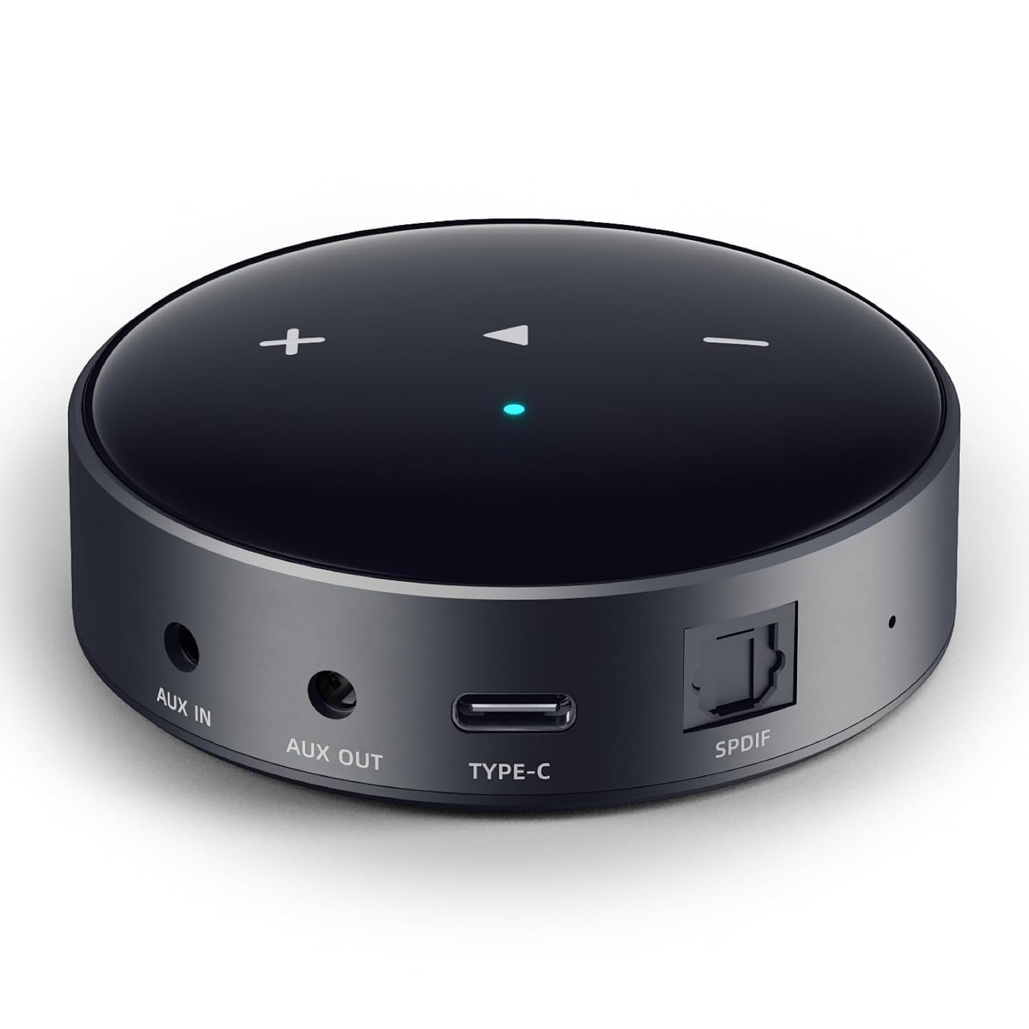 WiiM Mini AirPlay 2 Wireless Audio Player, Multizone Stereo, Front Speaker, Compatible with Alexa and Siri, High Resolution Audio Streaming from Spotify, Amazon Music, etc.|Black