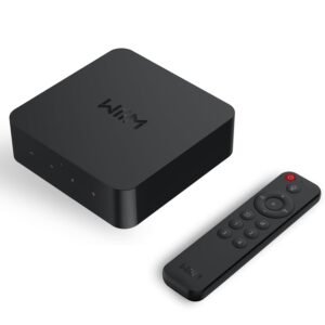 WiiM Pro Plus AirPlay 2 & Google Cast Audio Streamer with Premium AKM DAC, Voice Remote, Alexa/Siri/Google Compatible, Hi-Res Multiroom Music Streaming from Spotify, Tidal & Amazon Music | Dark Gray