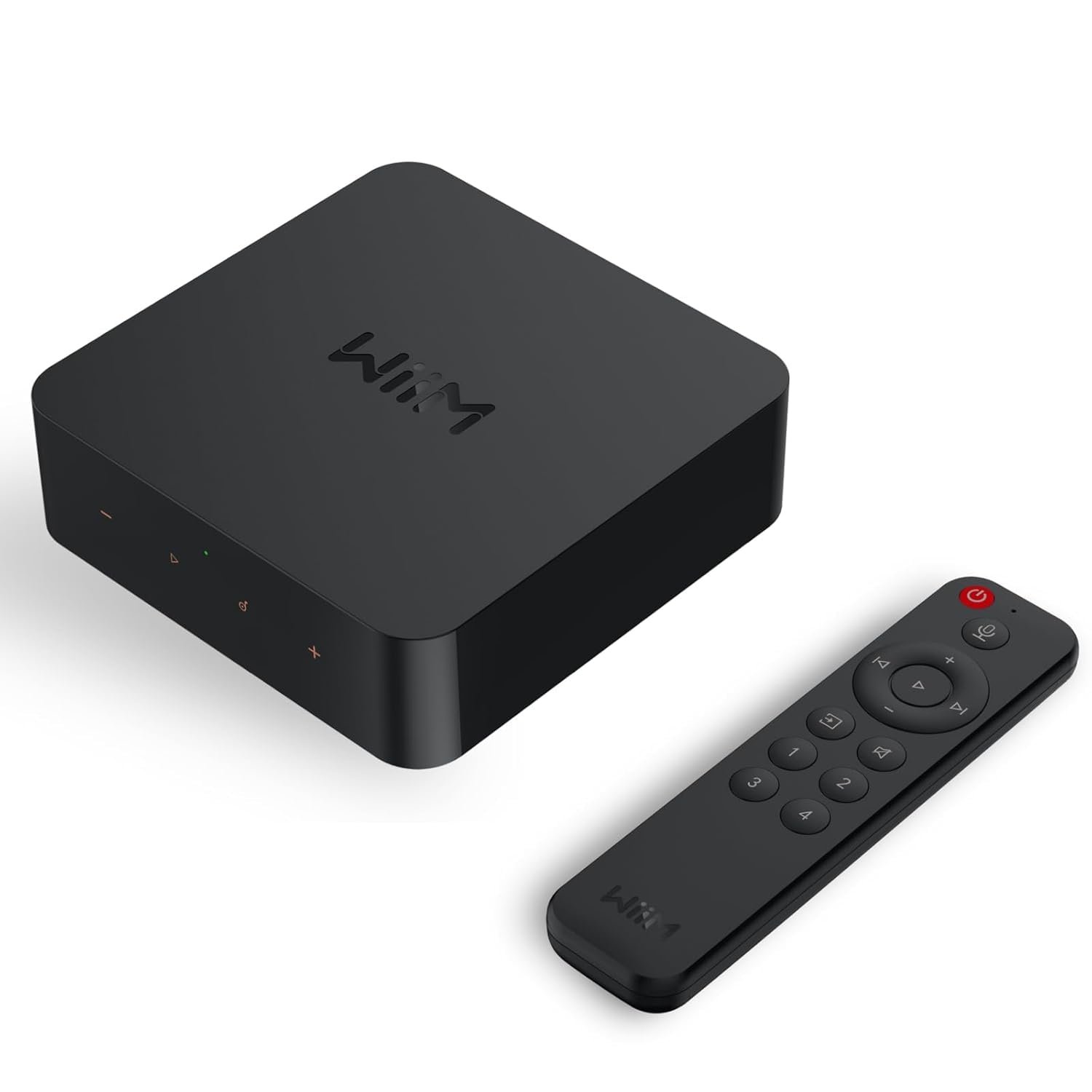 WiiM Pro Plus AirPlay 2 & Google Cast Audio Streamer with Premium AKM DAC, Voice Remote, Alexa/Siri/Google Compatible, Hi-Res Multiroom Music Streaming from Spotify, Tidal & Amazon Music | Dark Gray