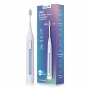 ORACURA® SB300 Electric Rechargeable Toothbrush | Blue | 365 Days Warranty | 36,000 strokes/min | With 5 Modes & 3 Intensity Levels | 2 Minutes Auto-Timer | 90 Days Battery Life