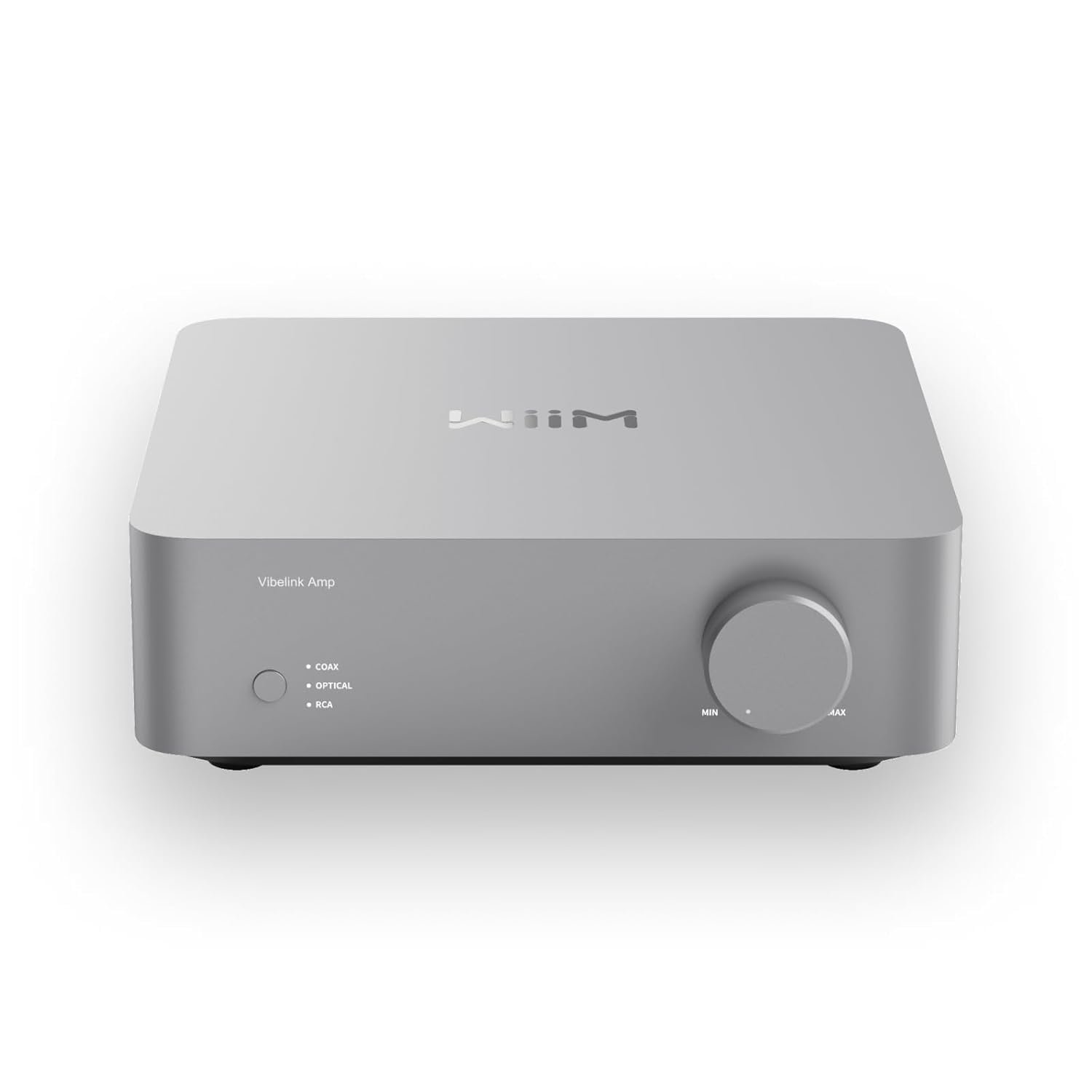 WiiM Vibelink Amp | 100W Power Amplifier with Premium ESS 9039Q2M DAC and TI TPA3255 | Compatible with WiiM Mini, Pro, Pro Plus, and Ultra | RCA, Coax, and Optical Inputs