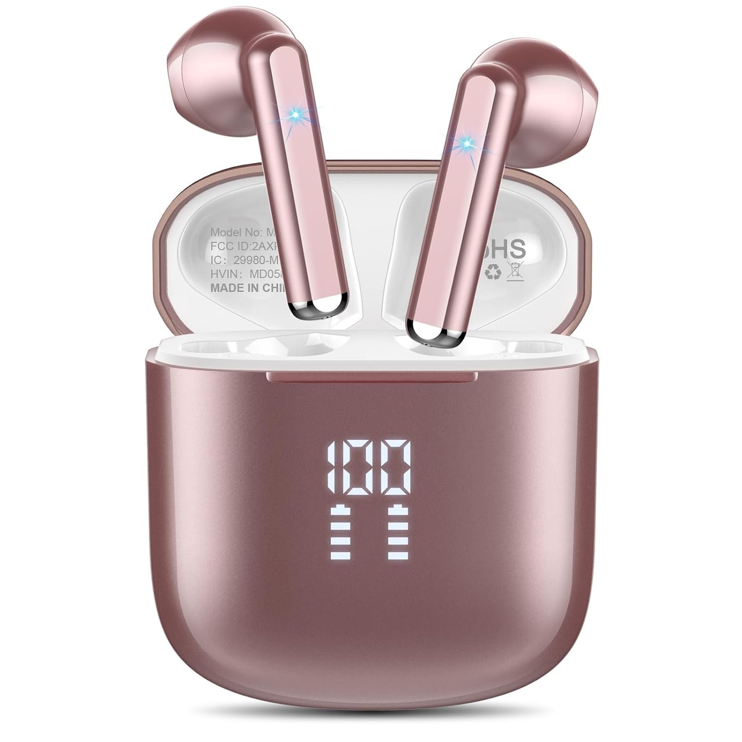 AI Translator Headphones, 3-in-1 Bluetooth 5.4 Voice Translator with Simultaneous Translation, 165 Languages and 8 Modes, ENC Noise Reduction Real Time Translator Earphones with App for Travel