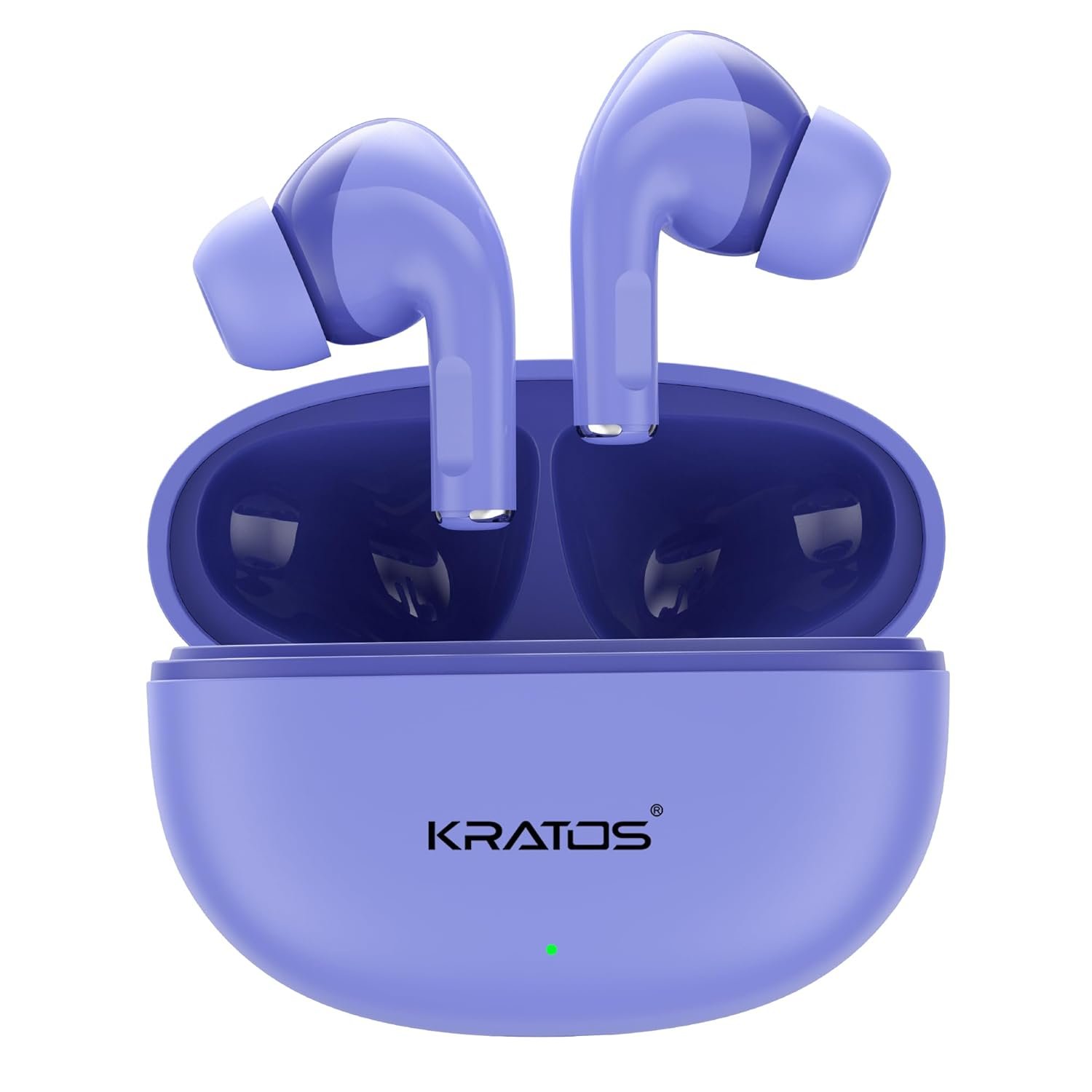 Kratos Pop Ear Buds Wireless with 60H Playtime, Noise Isolation & Clear Calls, Bluetooth Earbuds with Voice Assistant, Ear Buds with Bluetooth V 5.3 & with Type C Fast Charging, IPX4 TWS Earphones