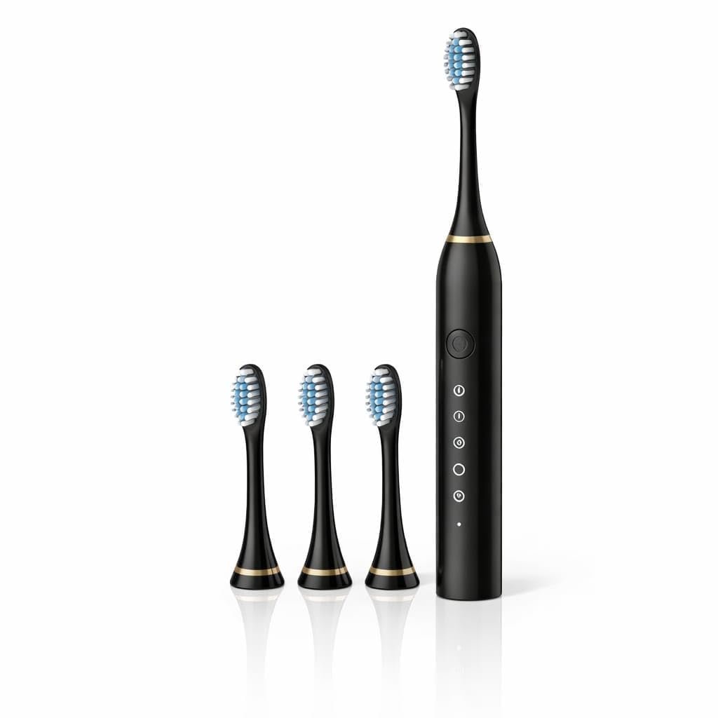 Electric Toothbrush for Men Woman Adults sonic with 6 Modes, 4 Brush Heads, 60-Day Battery Backup, Rechargeable & IPX7 Waterproof Automatic Power Best Electrical Tooth Brush (Multi-Color)