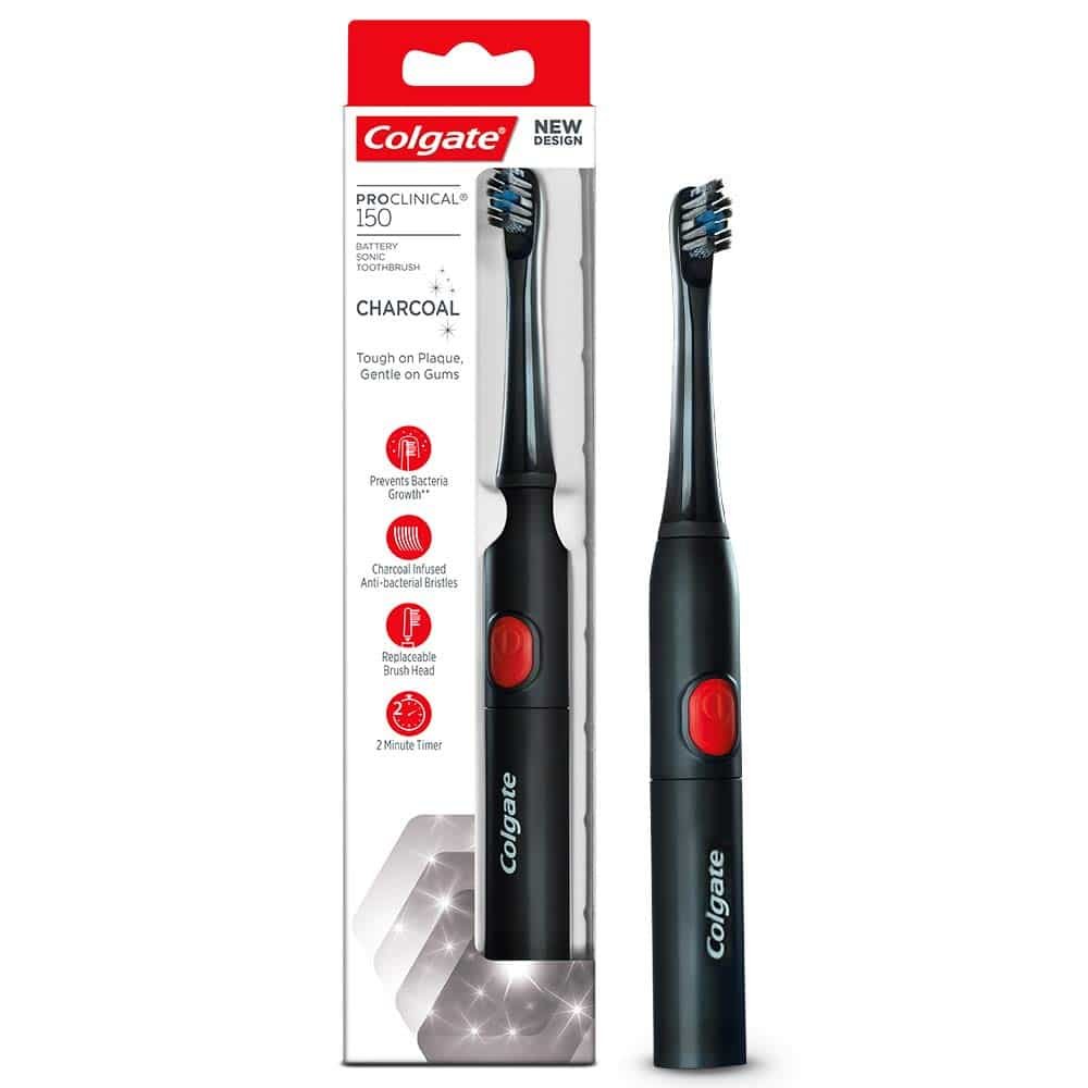 Colgate Pro-Clinical 150 Charcoal Battery Powered Toothbrush