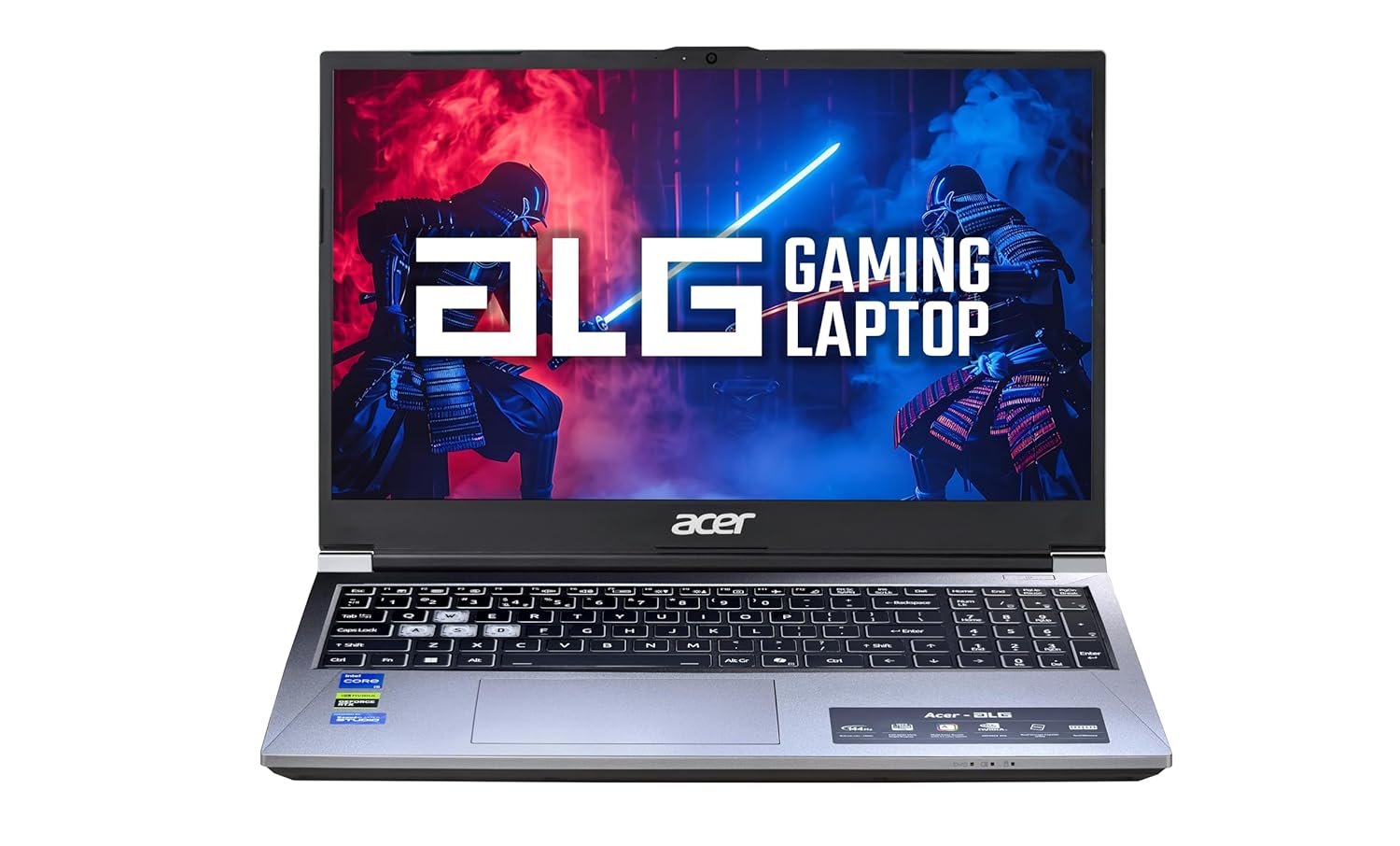 Acer ALG, Intel Core7-240H Processor, NVIDIA GeForce RTX 3050-6GB DDR6, 16GB RAM, 512GB SSD, FHD 15.6″/39.62 cm, 144Hz, Windows 11 Home, Steel Gray, 1.99 KG, AL15G-53, Gaming Laptop
