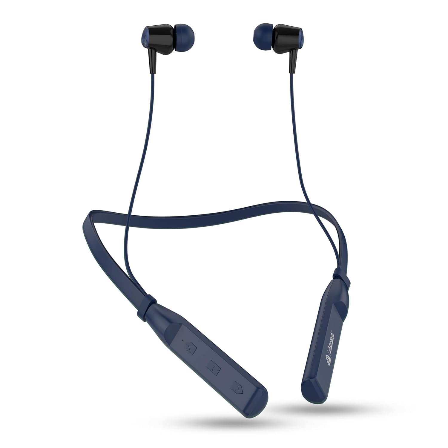 AROMA NB119 Giga Neckband Bluetooth | Upto 60Hrs Playtime, Dual Pairing, Fast Charging, Heavy Bass