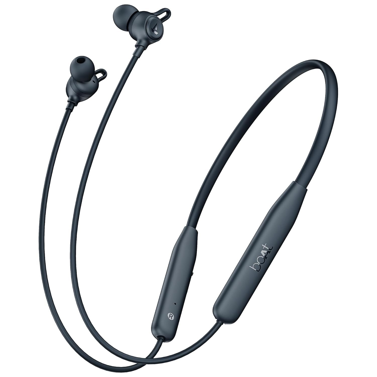 boAt Rockerz 200, 40H Battery, Signature Sound, ENx Tech, Dual Pairing, 60 ms Low Latency, IPX5, ASAP Charge, Magnetic Buds, Bluetooth Neckband, Wireless with Mic Earphones (Blue)