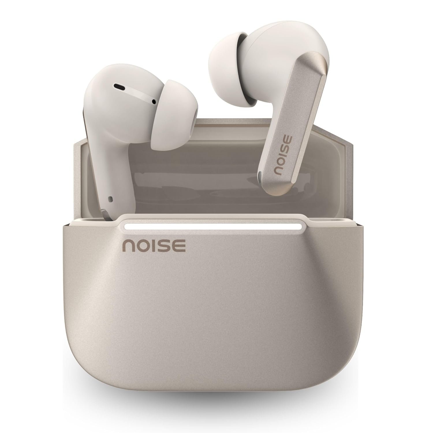 Noise ALT Buds, 35dB ANC, Spatial Audio, 45Hrs Playtime, App Support, Ai Powered, Instacharge, Dual Pairing, BTv6.0 (Chosen Taupe (Metallic))