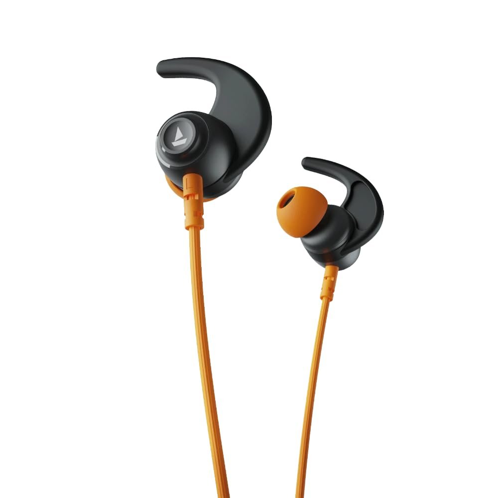 boAt Rockerz 260 Wireless Neckband Earphones with 25 Hours Playtime, Beast Mode, ENx Tech for Clear Calls, ASAP Charge, 10mm Drivers, IPX5 Resistance & Bluetooth v5.2 (Fusion Black)