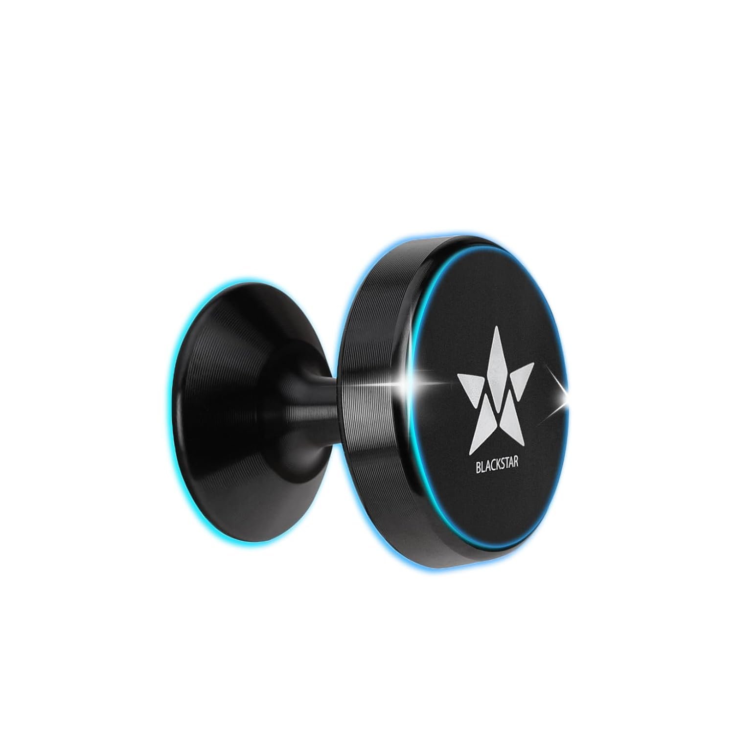 Blackstar Spiro Mag : Magnetic Mobile Phone Holder for Car Dashboard/Bike with 540° Angle Rotation – Phone Mount Stand with Strong & Safe Magnets – Compatible with All Mobiles (MAGSAFE Incompatible)
