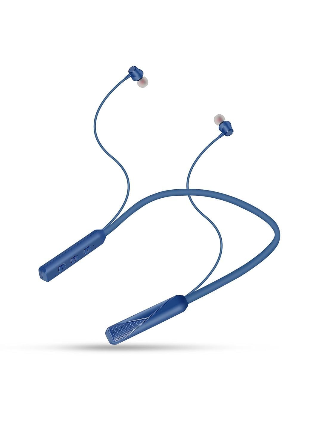 Bluetooth 5.3 Wireless Neckband Earphones | 38H Playback, Fast USB-C Charging, IPX7 Waterproof, Magnetic Buds, Deep Bass, Voice Assistant, Built-in Mic – Workout & Travel Friendly