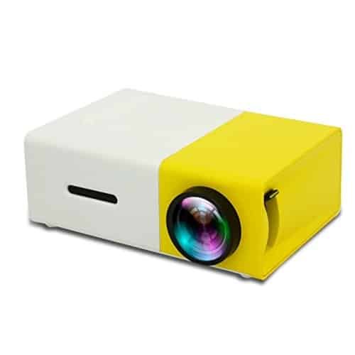 Generic YG300 400LM Portable Mini Home Theater LED Projector with Remote Controller, Support HDMI, AV, SD, USB Interfaces (Yellow)