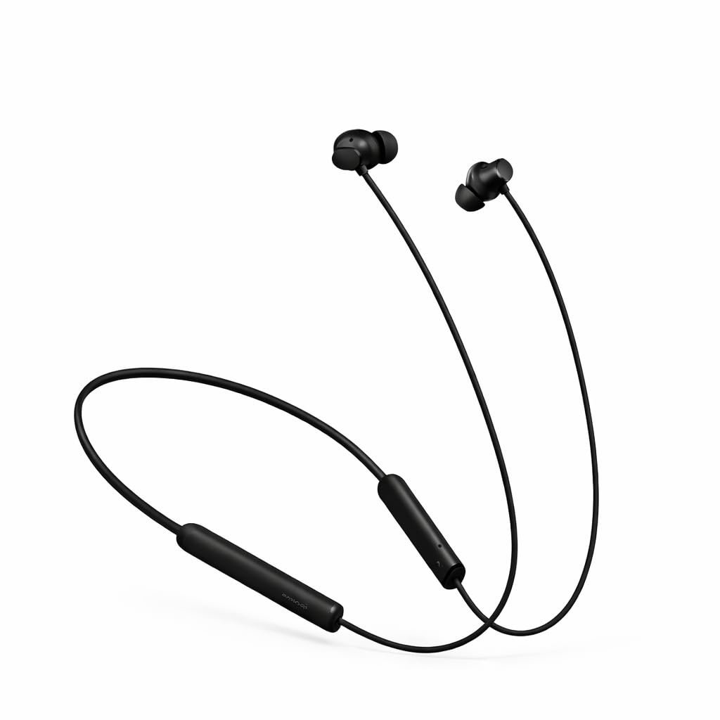 realme Buds Wireless 5 Lite in Ear Bluetooth Neckband with 12.4 mm Dynamic Bass Boost Driver,Upto 35 Hours Playback,45ms Low Latency,IP55 Dust & Water Resistant, Bluetooth V5.4 (Void Black)