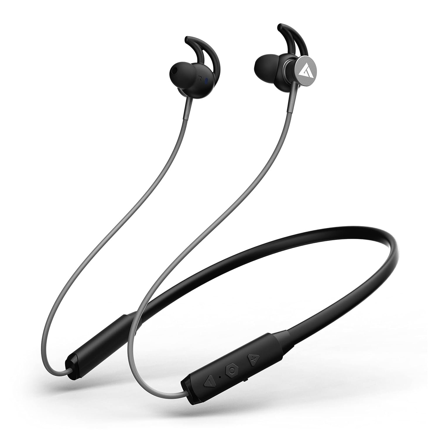 GOBOULT Audio Probass QCharge with 20H Playtime, Inline Controls, Lightning GOBOULT™ Fast Charging (15Mins=15Hrs), BoomX™ Tech Rich Bass, Magnetic Drivers, IPX5 Bluetooth Neckband with Mic (Black)