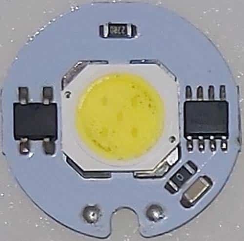 LED COB Chip Direct 220V -Input Smart IC for LED Bulbs, Spotlights, Conceal Lights, Downlights | Pack of 5 (White, 3W)