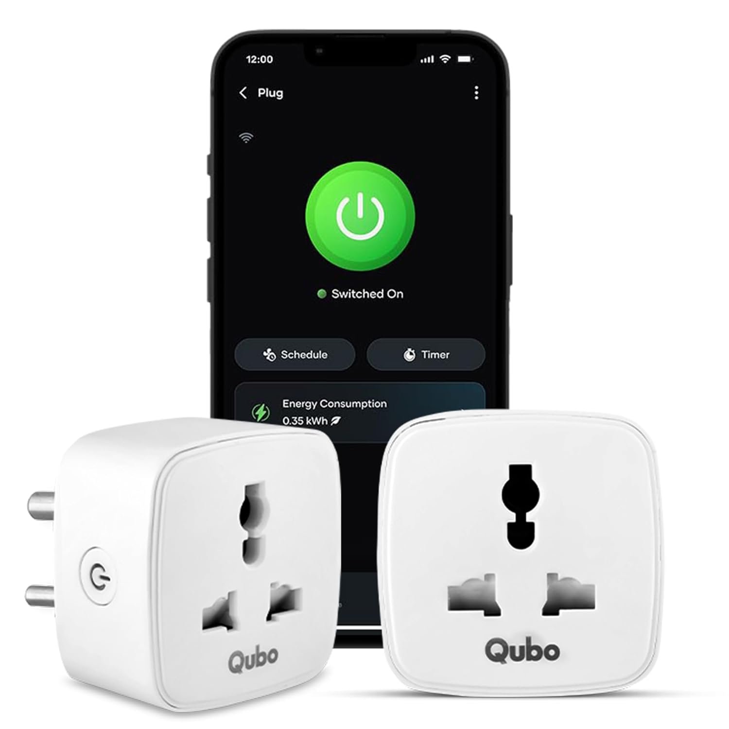 Qubo Smart Plus (Smart Plug 10A (Pack of 2))