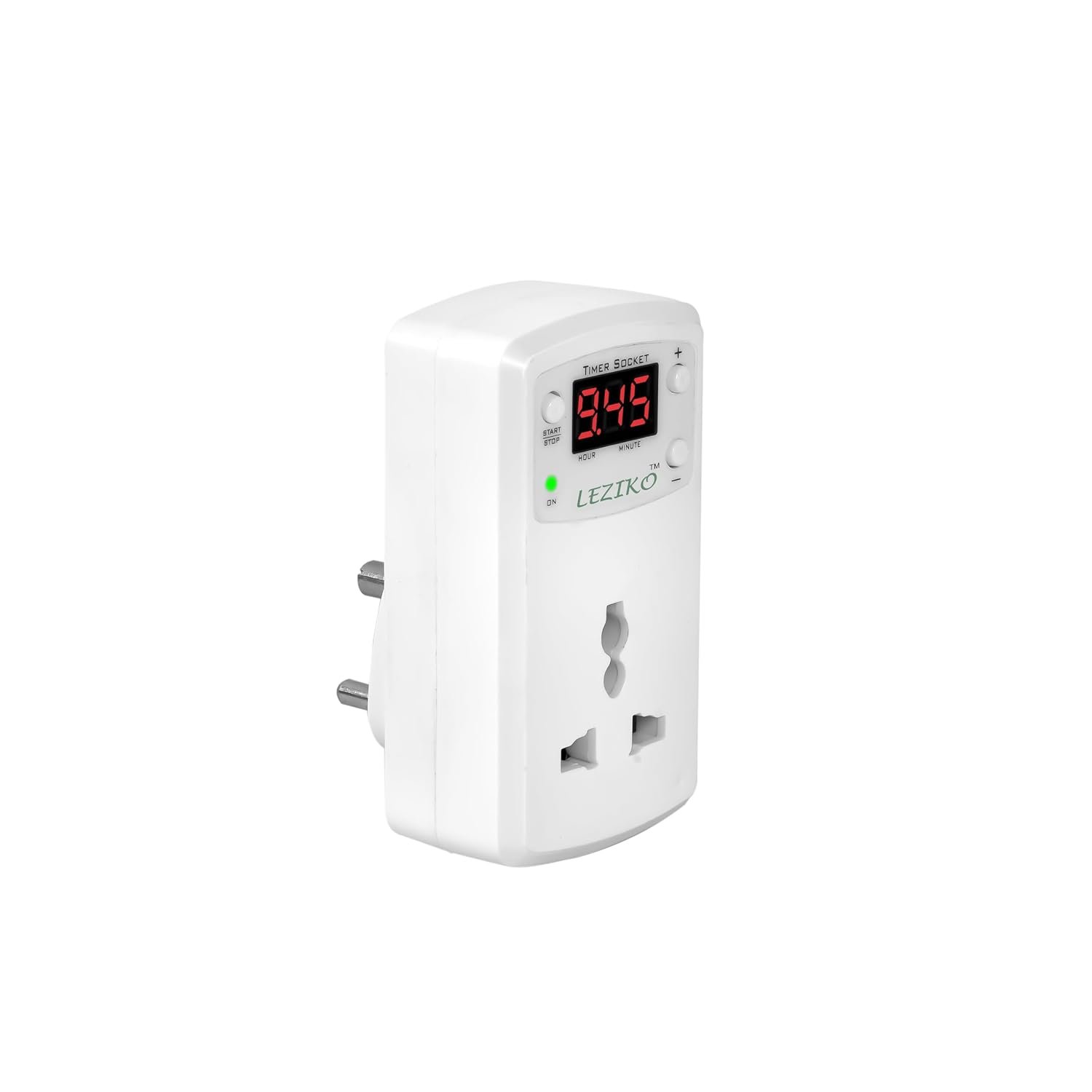 Automatic Cut Off Timer Socket Plug, for Protect Your Any Rechargeable (Example:- Mobile, E-Bike) Devices from Over Charge (Capacity:-6AMP) Made in India
