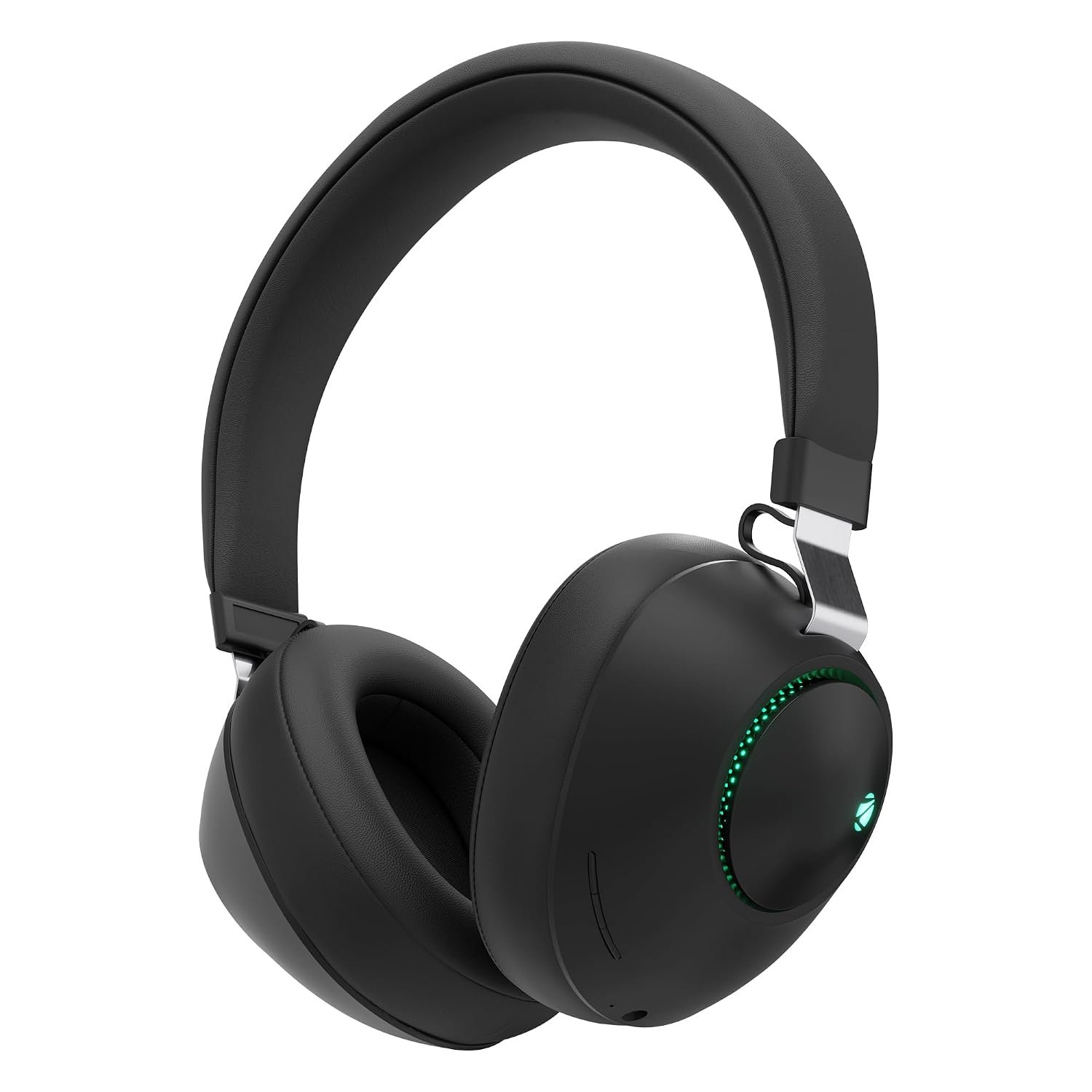 Zebronics Duke (2026 Upgrade) Wireless Headphone, BT v5.3, Upto 60 hrs Playback, 40mm Drivers, Deep Bass, ENC, Gaming Mode, Dual Pairing, LED Lights, Media/Volume Control, Call Function (Black)