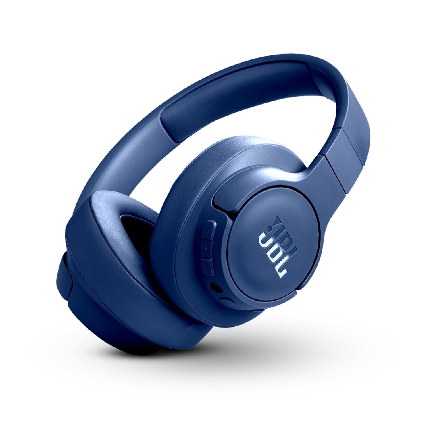 JBL Tune 770NC Wireless Over Ear Headphones with Adaptive Noise Cancellation, Upto 70H Battery, Smart Ambient, Speed Charge, Customized EQ, Google Fast Pair, Multipoint Connect, BT 5.3 – Blue | Bluetooth, Adaptive Noise Cancellation, Detachable Sound Cable, Pure Bass Audio