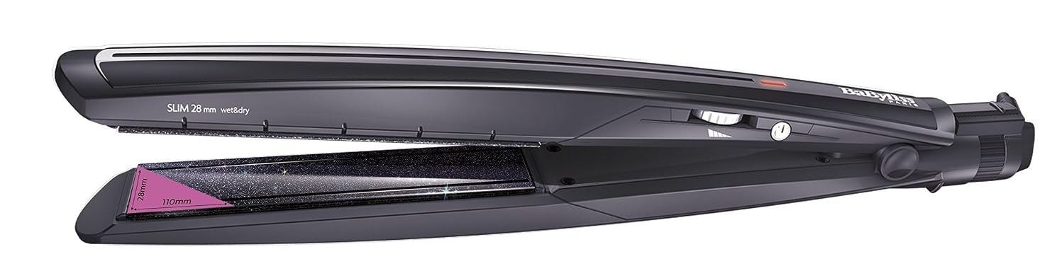 BaByliss ST326E Hair Straightener (Black) I Professional-Level Styling at Home I Elegance Meets Efficiency IDesigned with Hair Health in Mind