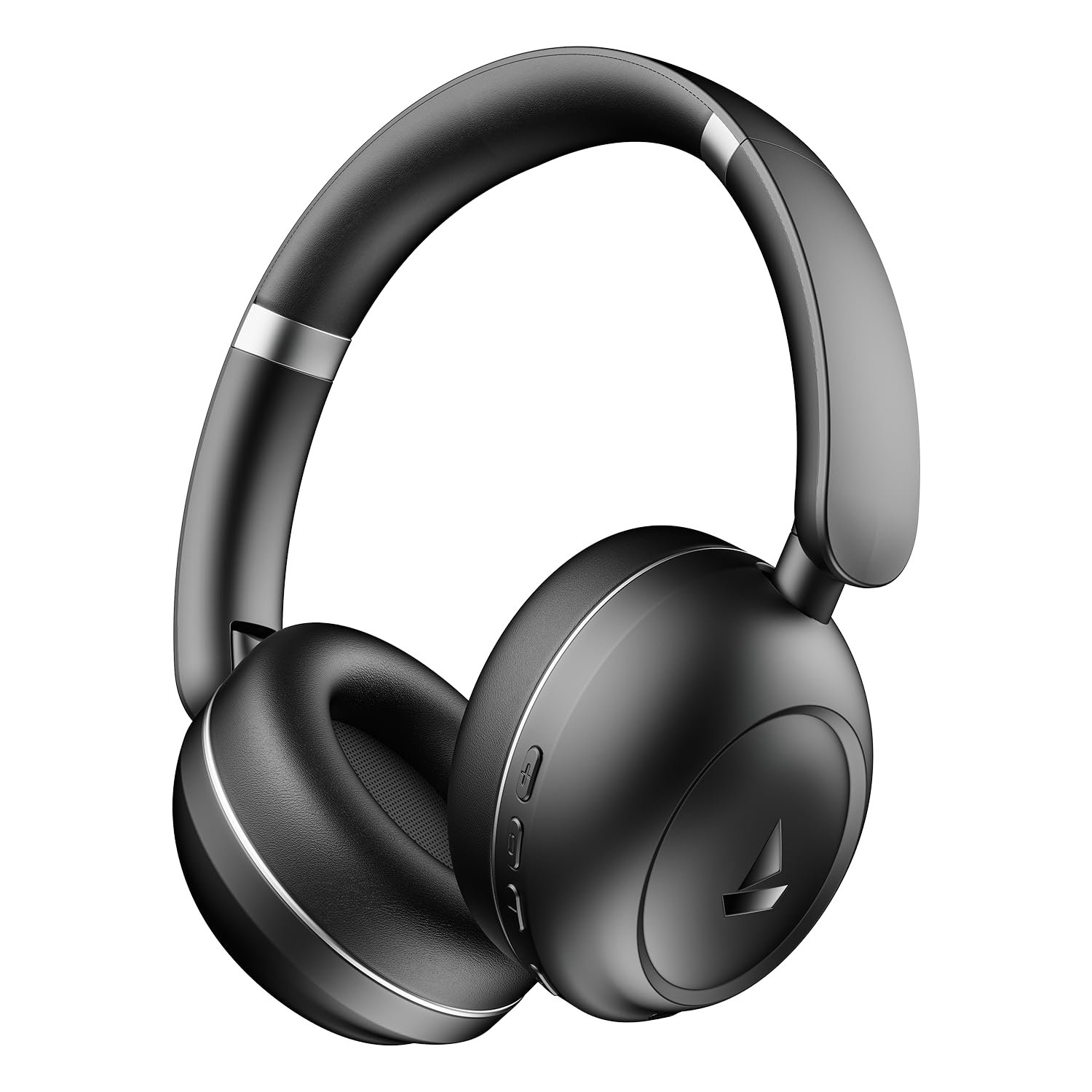 boAt 2025 Launch Rockerz Prime 415, 360 Spatial Audio, 120H Battery, 40mm Drivers, AI-ENx Tech, Beast Mode, ASAP Charge & App Support, Bluetooth Headphones, Wireless Headphone with Mic (Black Sabre)