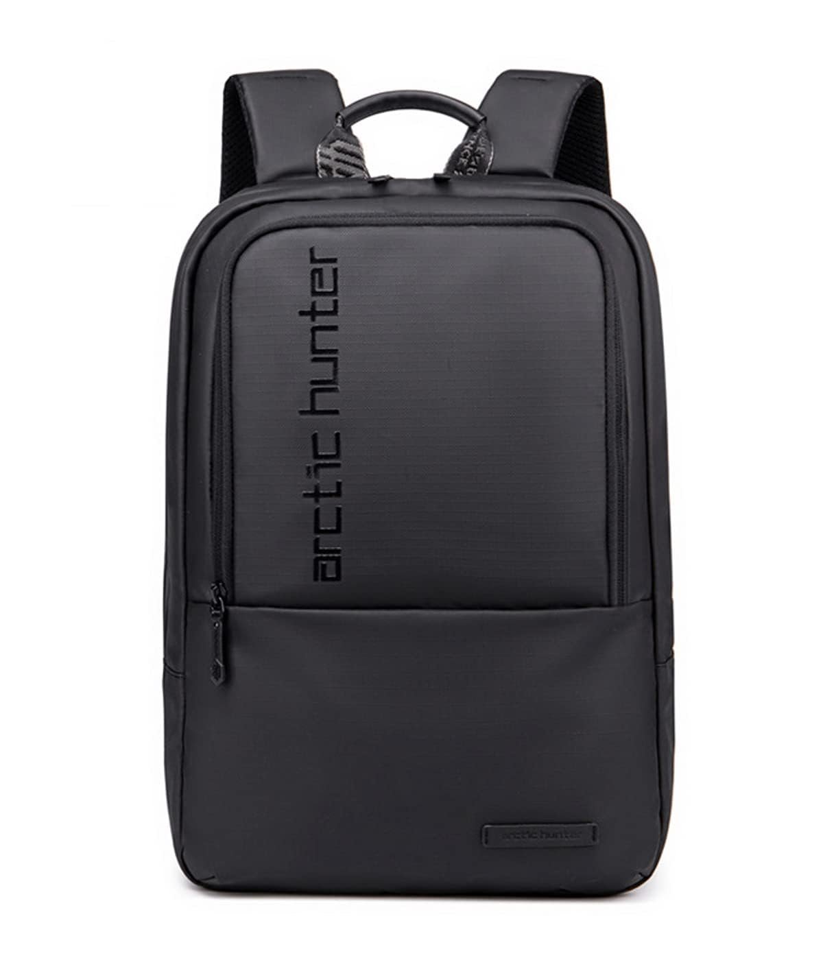 Arctic Hunter Slim Laptop Backpack for Men Women Lightweight 18L Expandable Backpack Shockproof 15.6″ Laptop Pocket Water-resistant Daypack Compact Computer Bag for Casual Office Daily College, Black